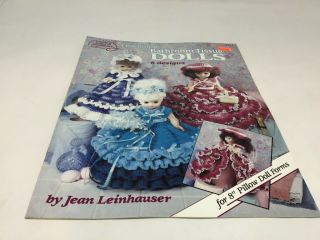 1991 Asn 1111 Crocheted Bathroom Tissue Dolls 6 Designs Leinhauser