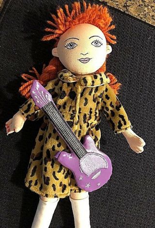 Groovy Girls Doll Clothes Leopard Print Coat For 14 " Doll Guitar & Jazzy Doll