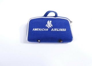Htf Vintage Barbie Dolls American Airlines Overnight Bag