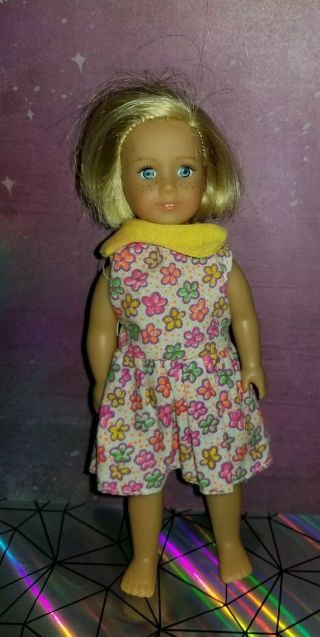 American Girl Doll Mini Miniature 6” Kit Kittredge Doll Floral Dress