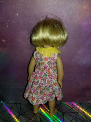 American Girl Doll Mini Miniature 6” Kit Kittredge Doll Floral Dress 3