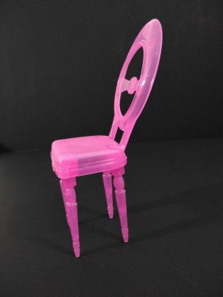 Barbie Dream House Kitchen Pink Dining Chair Dreamhouse Replacement Part 2