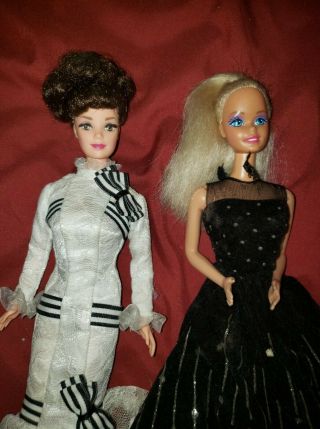 My Fair Lady Eliza Doolittle Ascot Dress Barbie 1995,  1990 