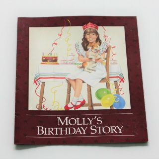 American Girl Molly Mcintire Birthday Party Treats Tea Set Story Pamphlet Only