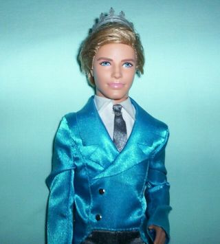 Barbie Princess And The Pop Star Prince Liam Ken Doll Blonde Rooted Hair 2010