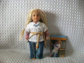 American Girl Doll Mini About 6 Inch Julie And Book