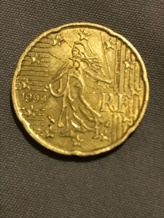 France 1999 - 20€ - La Semeuse 1999 Gold Coin