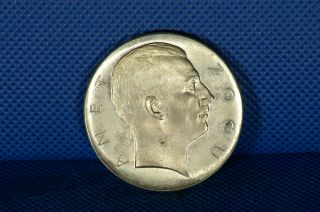1927 V 5 Franga Albania Prova Silver Coin