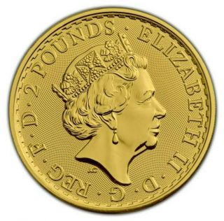 2019 Great Britain Flag Skull 1 oz UK Silver Britannia Coin - Gold Gilded 3