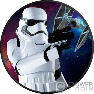 Stormtrooper Star Wars 1 Oz Silver Coin 2$ Niue 2018