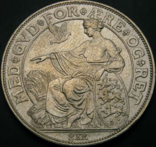 Denmark 2 Kroner 1903 - Silver - Anni.  Of Reign Christian Ix - Vf,  - 1516 ¤