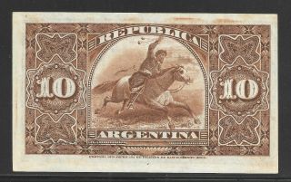 Argentina 1891 Banco Centrale 10 Centavos P - 210c CU 2