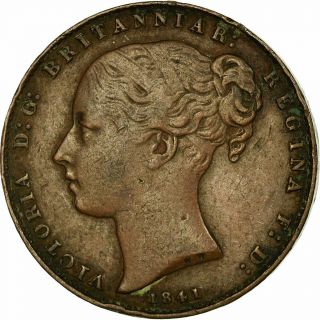 [ 728984] Coin,  Jersey,  Victoria,  1/52 Shilling,  1841,  Ef,  Copper,  Km:1