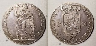 Netherlands West Indies 1794 1/4 Gulden Km 2 Gorgeous