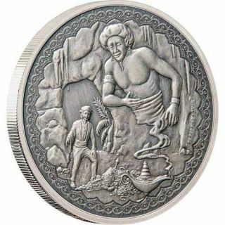Aladdin - Legendary Tales - 2019 1 Oz Fine Silver Coin - Niue - Nz