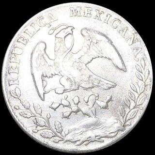 1896 Republica Mexicana Lightly Circulated 8 Reales Silver Collectible Coin Nr