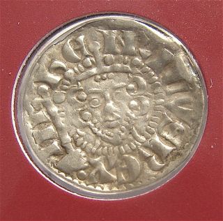 13th Century Silver English Penny With