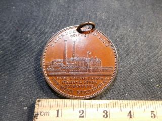 R15 Great Britain 1874 Bronze Heaton & Sons / Royal Visit Medal 33mm