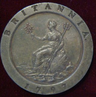 1797 Great Britain Cartwheel Penny