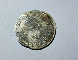 Mexican Silver Coin 1 Reales Ferdin 1810 Provisional Rare Patina