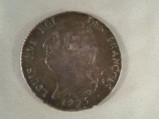 1793 Louis Xvi France 1st Republic Ecu 6 Livres Silver Coin