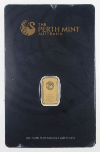 Perth Australia 1 Gram 99.  99 Pure Gold Bar 524