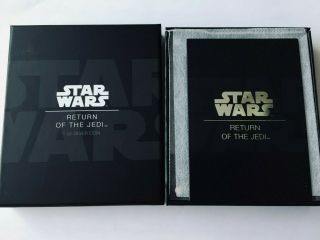2017 Niue Star Wars Posters Return of the Jedi Rectangle 1 oz Proof Silver $2 2