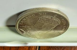1904 Straits Settlements 1 Dollar Silver Coin,  XF 3