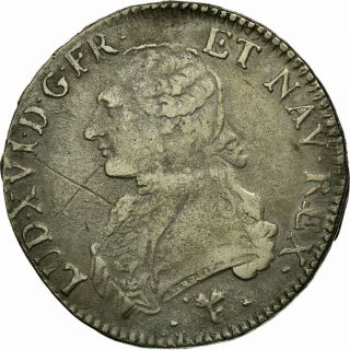 [ 512863] Coin,  France,  Louis Xvi,  Ecu Aux Branches D 