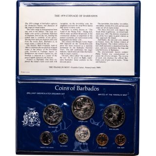 1979 Barbados 8 - Coin Uncirculated Specimen Set