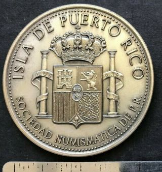 Puerto Rico 1994 Medalla Premio 2do Lugar Numiexpo 94 Coleccionista Eladio Lopez