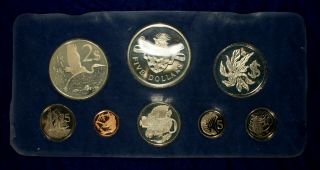 1974 Cayman Islands Complete Silver & Copper Nickel Proof Set