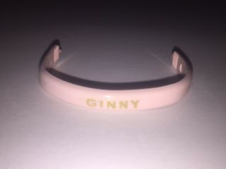 Cute Pink Headband For VINTAGE 1950s VOGUE Ginny Authentic With Name 2