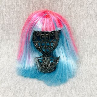 Monster High Create A Monster Ice Girl Replacement Wig Blue Pink