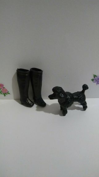 Vintage Topper Dawn Dolls " Boots And Poodle " 