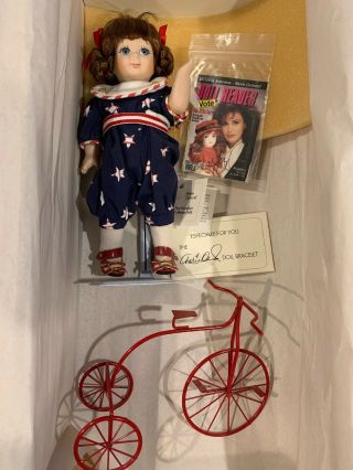 Marie Osmond Full Body Porcelain Doll - ‘annie’ - Miracle Children Signed
