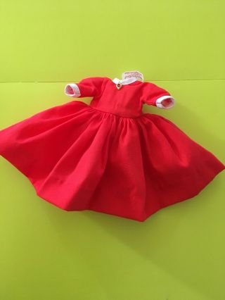 Little Women Doll Dress Red " Jo " Madame Alexander Red Dress Bloomers For Jo 2pc
