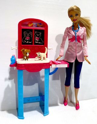 Barbie Careers Pet Vet Play Set - Includes Doll & All Accessories