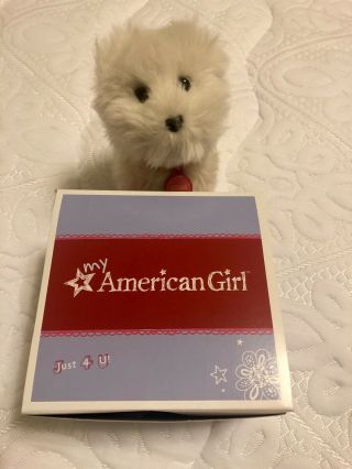 My Ag American Girl Coconut The Puppy Dog White Westie