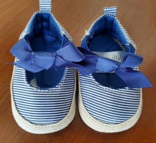 Newborn Just One You Metallic Baby Girls Crib Shoes For Reborn Baby Doll