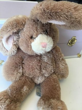Build A Bear Brown Bunny Rabbit Plush 20 " Stuffed Animal Easter Bendable Ears