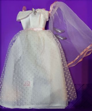 Barbie Doll Wedding Dress Bridal Fashion