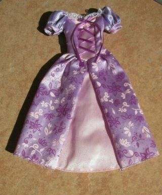 Barbie Doll Fashion Disney Princess Rapunzel Purple Dress