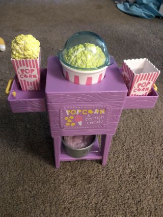 American Girl Doll Popcorn And Cotton Candy Cart Wellie Wishers