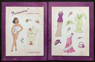 Primavera Paper Doll By Diana Vining,  Mag.  Pd.  2012
