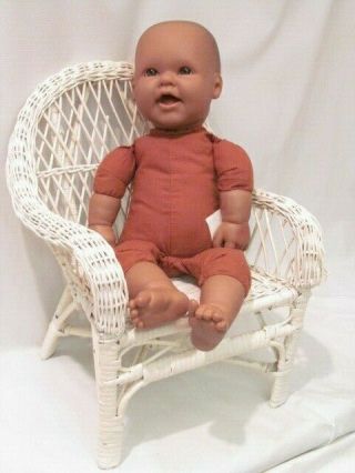 16 " Brown Cloth And Vinyl Berenguer Baby Doll