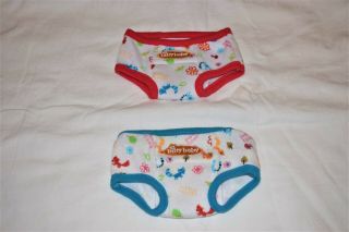 American Girl Bitty Twins Baby Training Diaper Set Of Two -