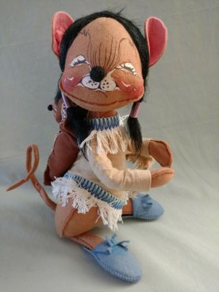 Annalee Dolls - 12 " Native American Mouse Mom & Child