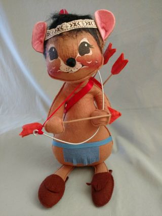 Annalee Dolls - 12 " Native American Mouse W/bow & Arrows