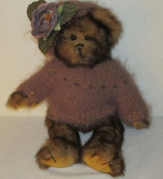 Bearington Bear 14 Inches Mohair Sweater